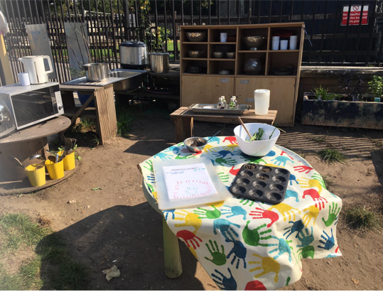 Mud kitchen